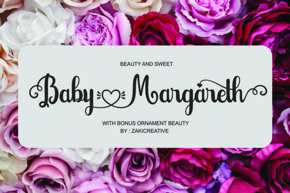 Baby Margareth Font: Elegant Script for Digital Marketing