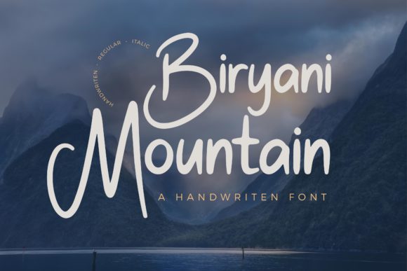 Biryani Mountain: A Font That Elevates Your Brand