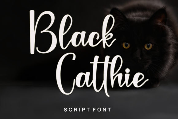 Black Catthie Font for Creative Projects