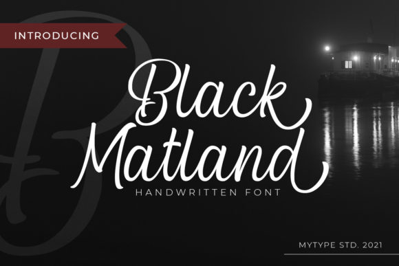 Blcak Matland Font for Elegant Design