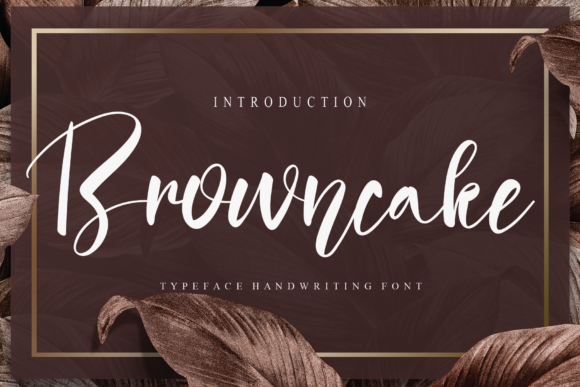 Browncake: Elegant Handwritten Font