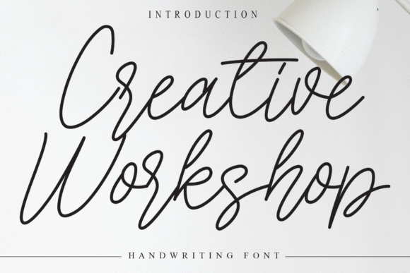 Creative Workshop: A Script Font for Creative Work