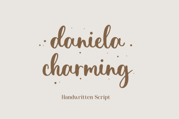 Daniela Charming: A Delicate Script Font