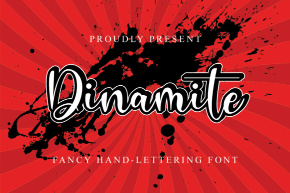Dinamite: A Handwritten Font for Creative Expression
