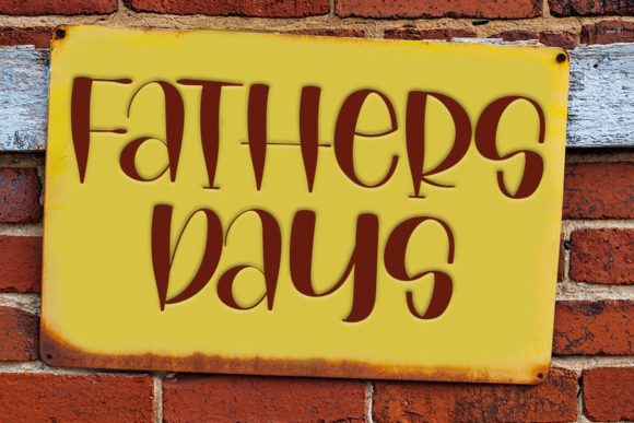 Fathers Days Font: A Handwritten Touch for Crafters
