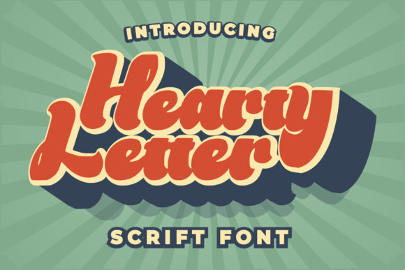 Hearty Letter: A Bold Font for Web Design
