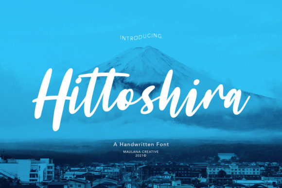 Hittoshira: A Script Font for Real Projects