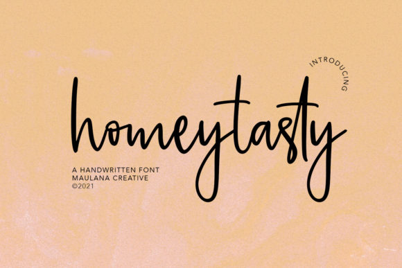 Homeytasty: A Stylish Script Font