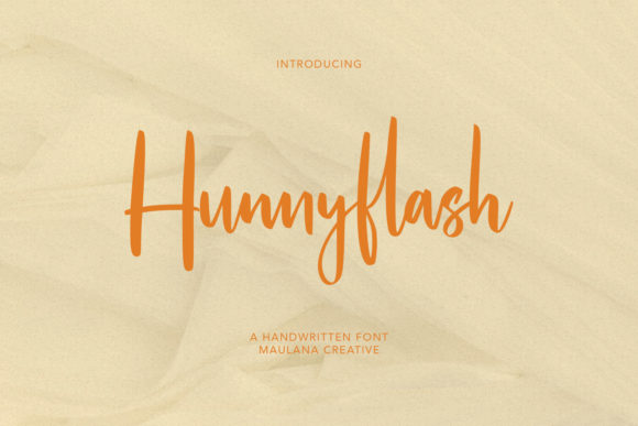 Hunnyflash: A Dazzling Script Font