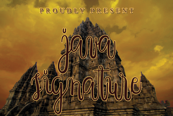 Java Signature Font for Creative Projects