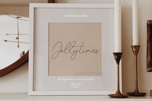 Jollytimes Font: Elegant Script for Editorial Design