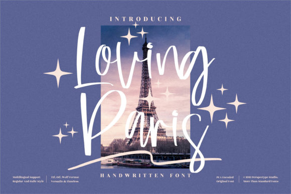 Loving Paris: A Font for Elegant Business Design
