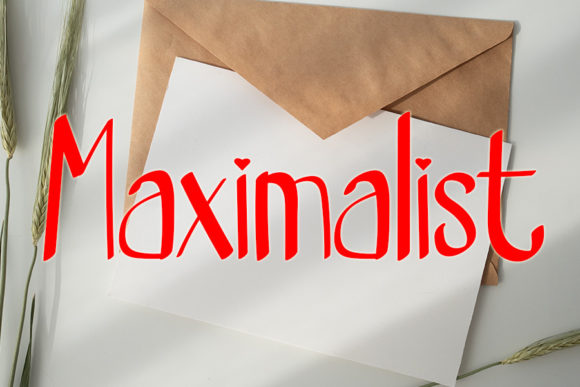 Maximalist: A Bold Handwritten Font