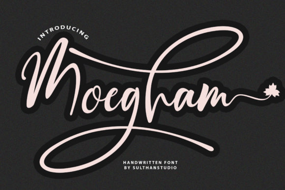 Moegham: A Charming Script Font for Crafters