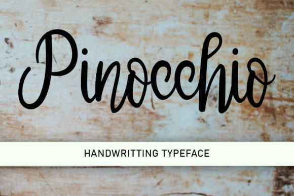 Pinocchio Font: Elegant Handwritten Style