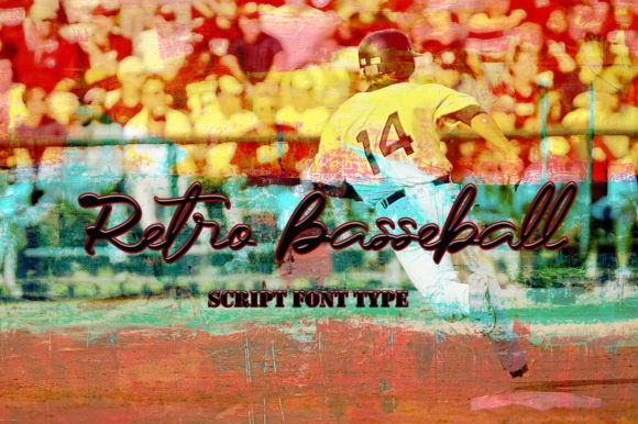Retro Baseball Font for Web Design