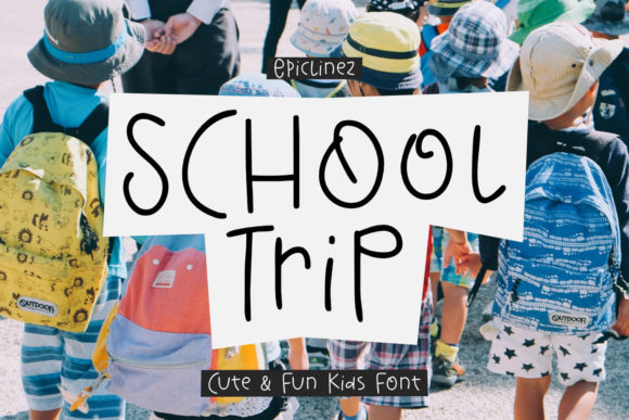 School Trip Font Review