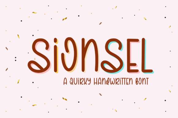 Sionsel: A Handwritten Font for Creative Marketing