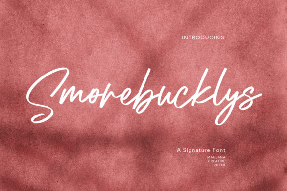 Smorebucklys Font for Creative Makers