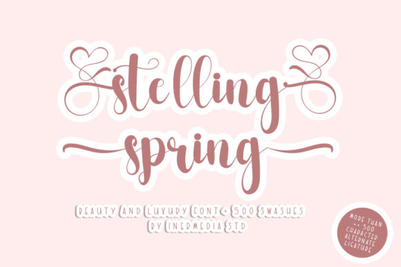 Stelling Spring: A Script Font for Web Design
