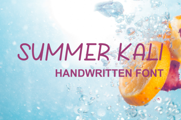 Summer Kali: A Font for Joyful Design