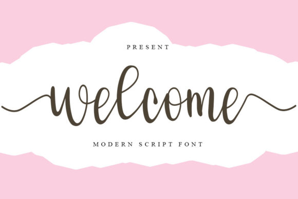 Welcome: A Stylish Handwritten Font