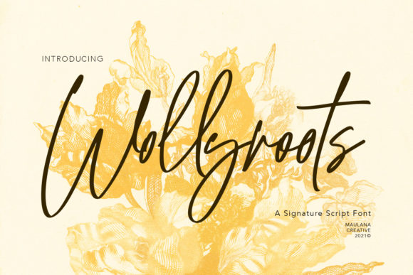 Wollyroots: A Versatile Script Font